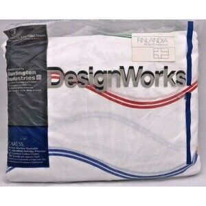 Vintage Burlington Industries Design Works California King Fitted Sheet
